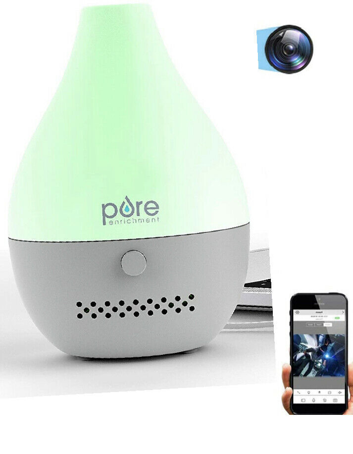 4K WiFi Camera with 4K/1080P Resolution Aroma Diffuser Video Recording W/ Motion Detection