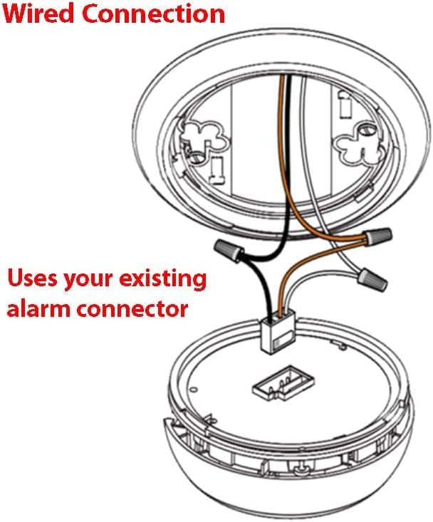 Dual 4K Camera Hardwired Smoke Detector Hidden Camera w/ Audio & WiFi Remote View
